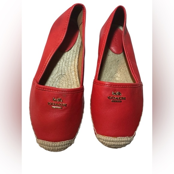 Coach Espadrille Flats  with Jute Sole 6 B - Picture 1 of 10